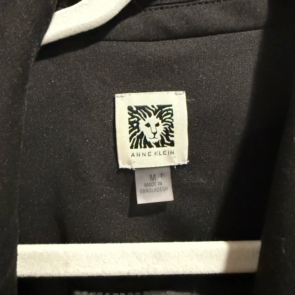 Anne Klein Black Blazer with Gold Buttons Medium - Picture 8 of 8